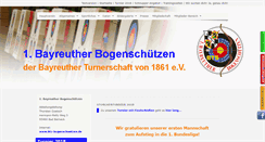 Desktop Screenshot of bts-bogenschuetzen.de